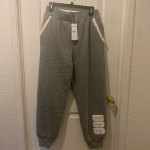 NWT - UGG fur lined sweatpants